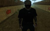 Blonde Hair with Mask Blood for Franklin